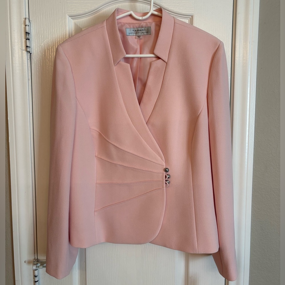 Tahari Light Pink Blazer NWT
